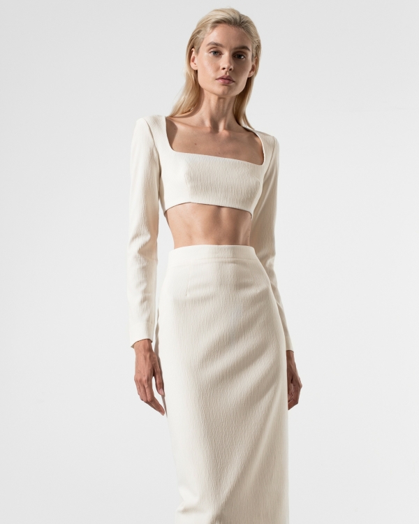 Кроп-топ — свадебный тренд 2022