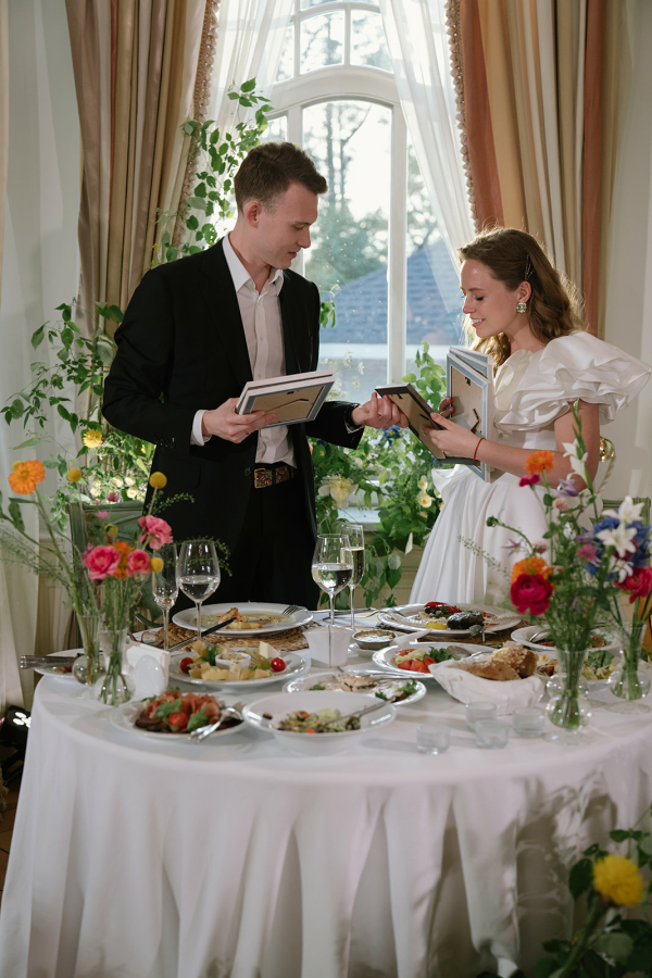 Итальянское настроение на свадьбе в Петербурге: мильфей