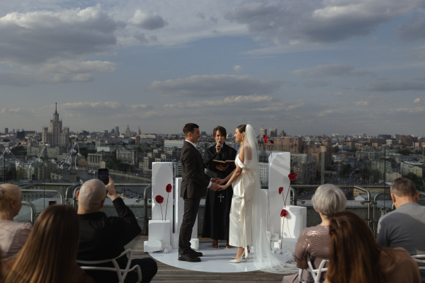 Свадьба с панорамным видом на Москву в