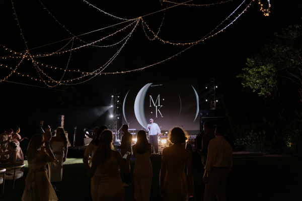 Церемония на крыле самолета, свадебный ужин у