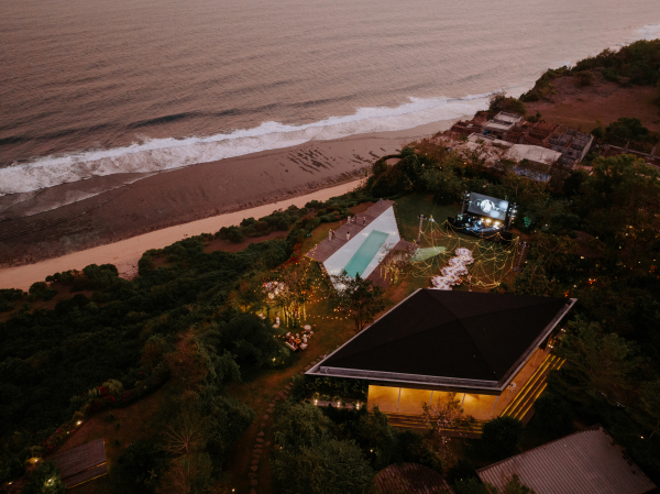 Церемония на крыле самолета, свадебный ужин у