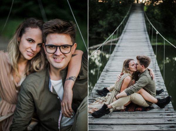 Предсвадебная съемка Оли и Ильи на закате