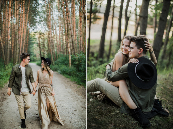 Предсвадебная съемка Оли и Ильи на закате