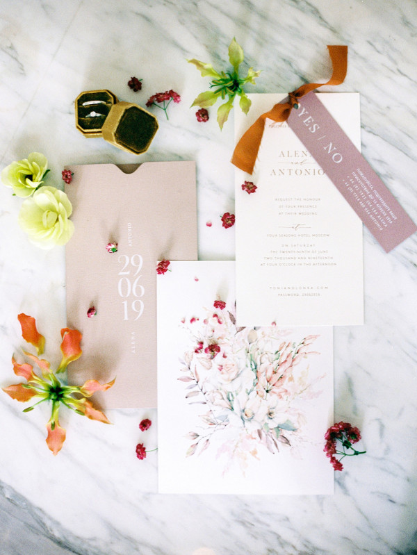 Пресвадебная съемка в стиле fine art