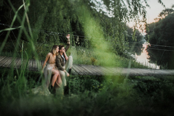 Предсвадебная съемка Оли и Ильи на закате