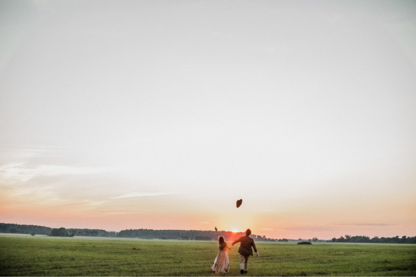 Предсвадебная съемка Оли и Ильи на закате