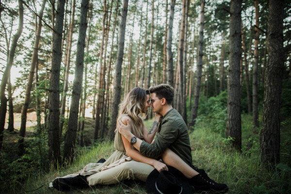 Предсвадебная съемка Оли и Ильи на закате