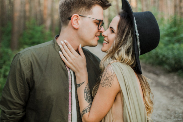 Предсвадебная съемка Оли и Ильи на закате