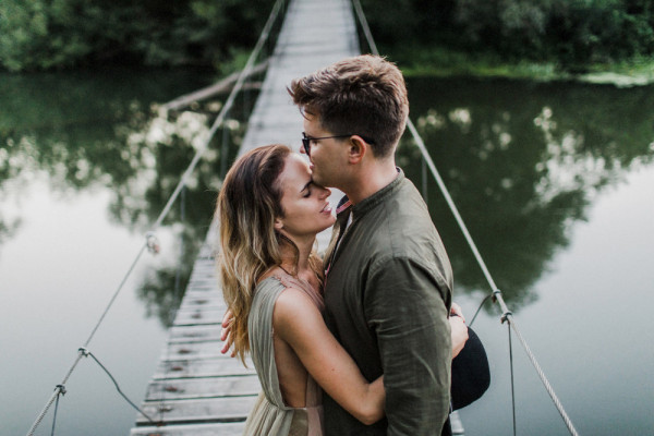 Предсвадебная съемка Оли и Ильи на закате