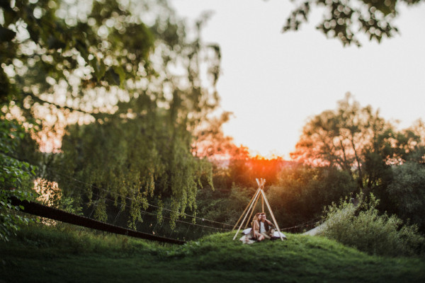 Предсвадебная съемка Оли и Ильи на закате
