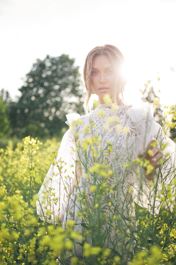 Цветочное поле — вдохновляющая локация для съемки