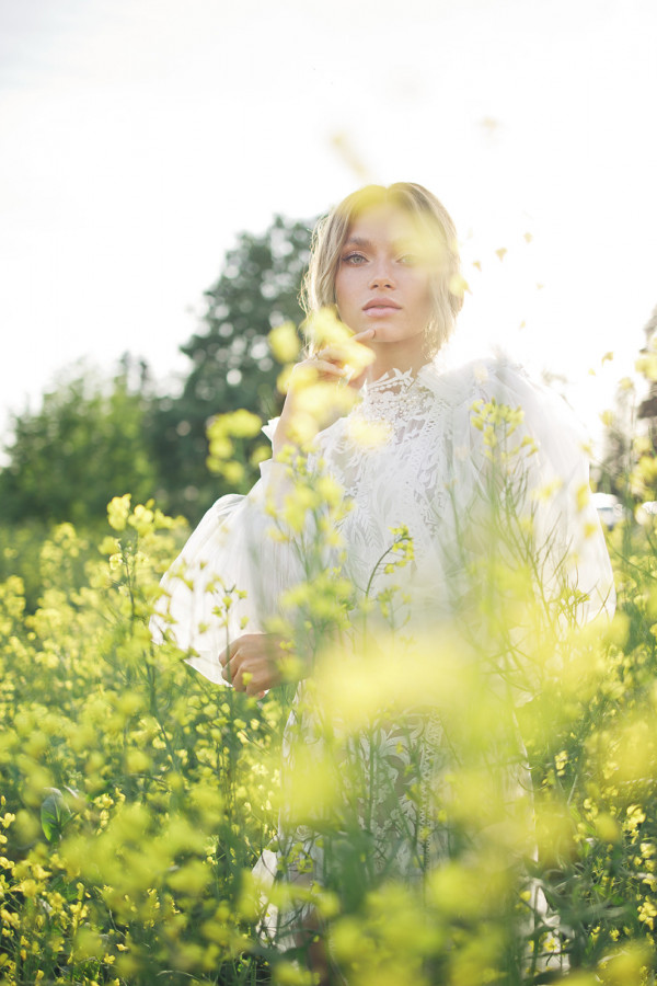 Цветочное поле — вдохновляющая локация для съемки