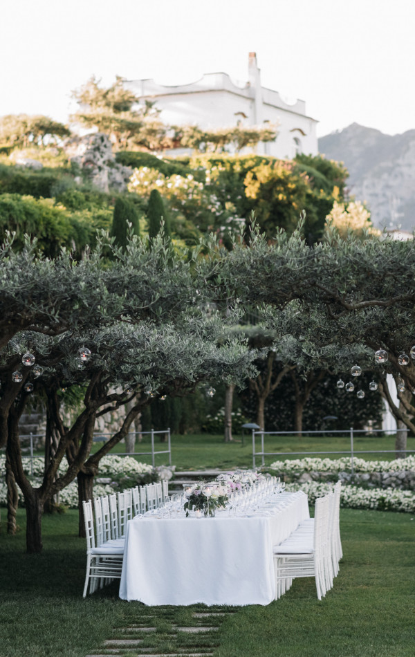 Свадьба в Амальфи с романтичным ужином в