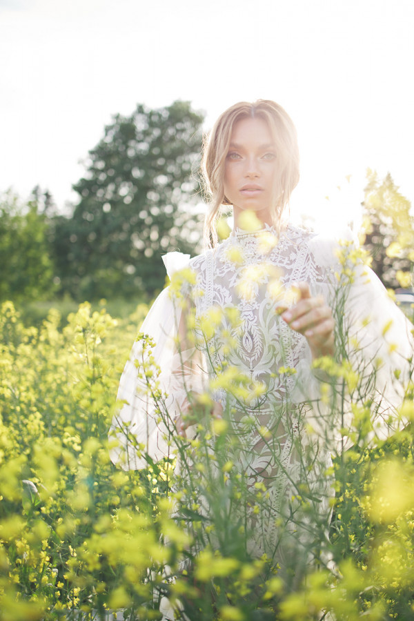 Цветочное поле — вдохновляющая локация для съемки