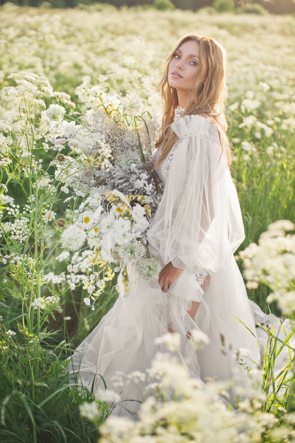 Цветочное поле — вдохновляющая локация для съемки