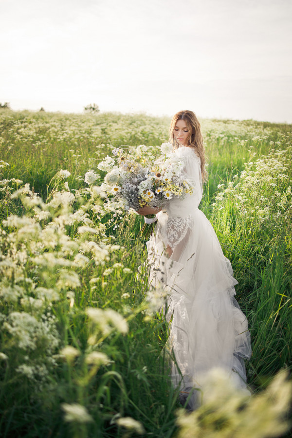 Цветочное поле — вдохновляющая локация для съемки