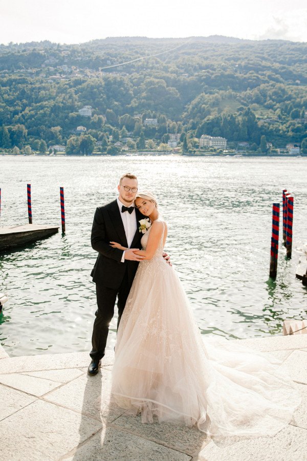 Элегантная свадьба на озере Лаго-Маджоре в Италии