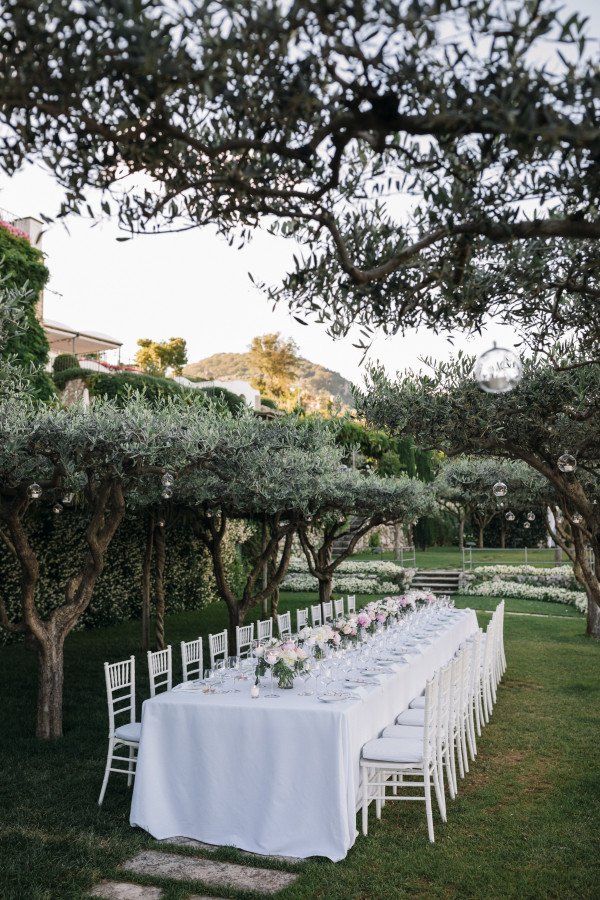 Свадьба в Амальфи с романтичным ужином в