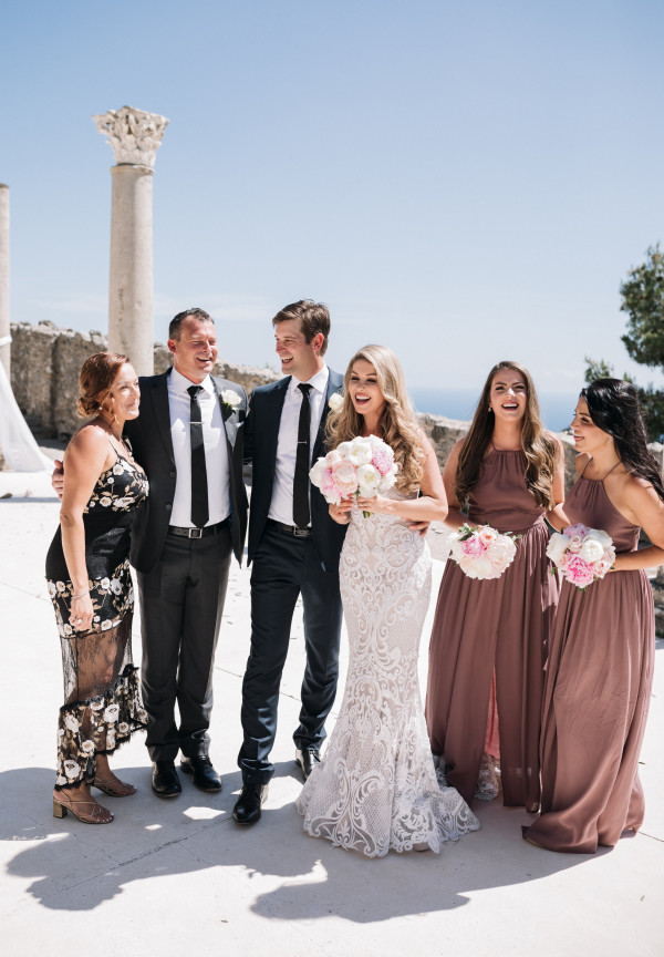 Свадьба в Амальфи с романтичным ужином в