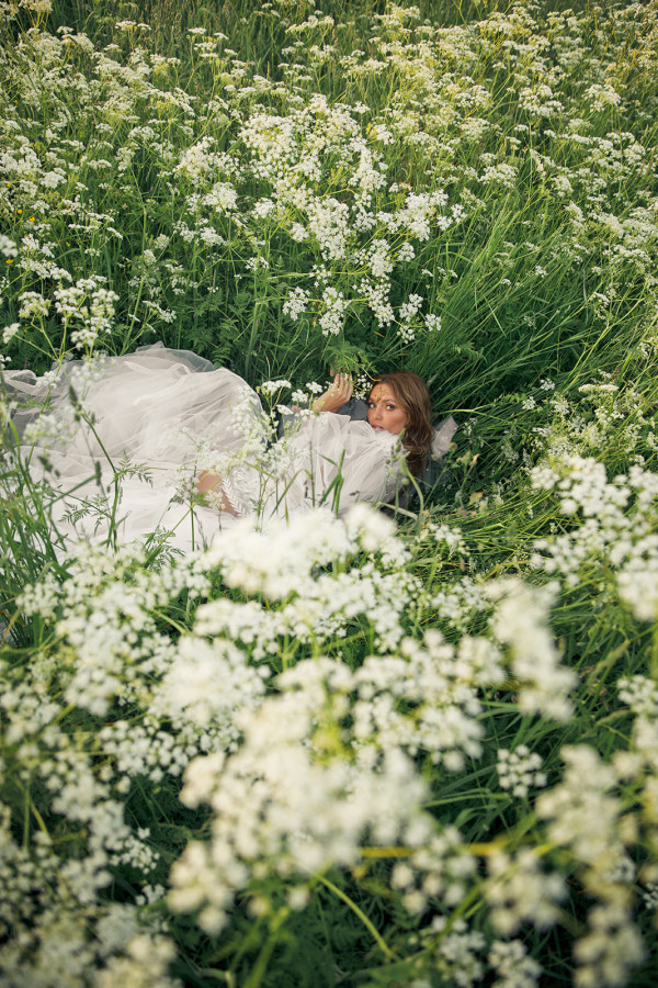 Цветочное поле — вдохновляющая локация для съемки
