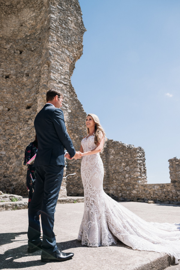 Свадьба в Амальфи с романтичным ужином в