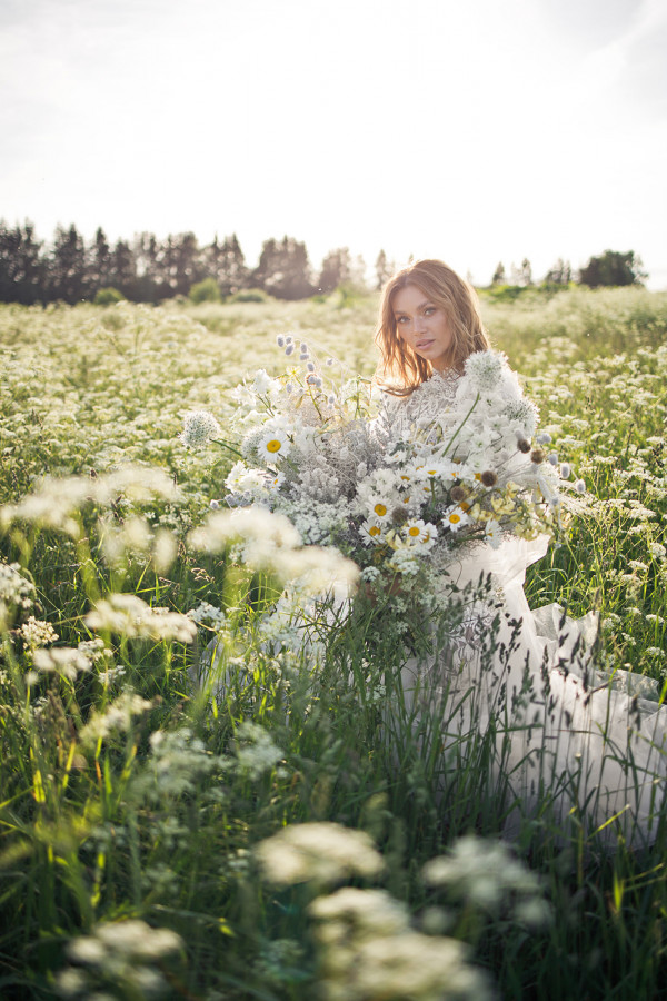 Цветочное поле — вдохновляющая локация для съемки