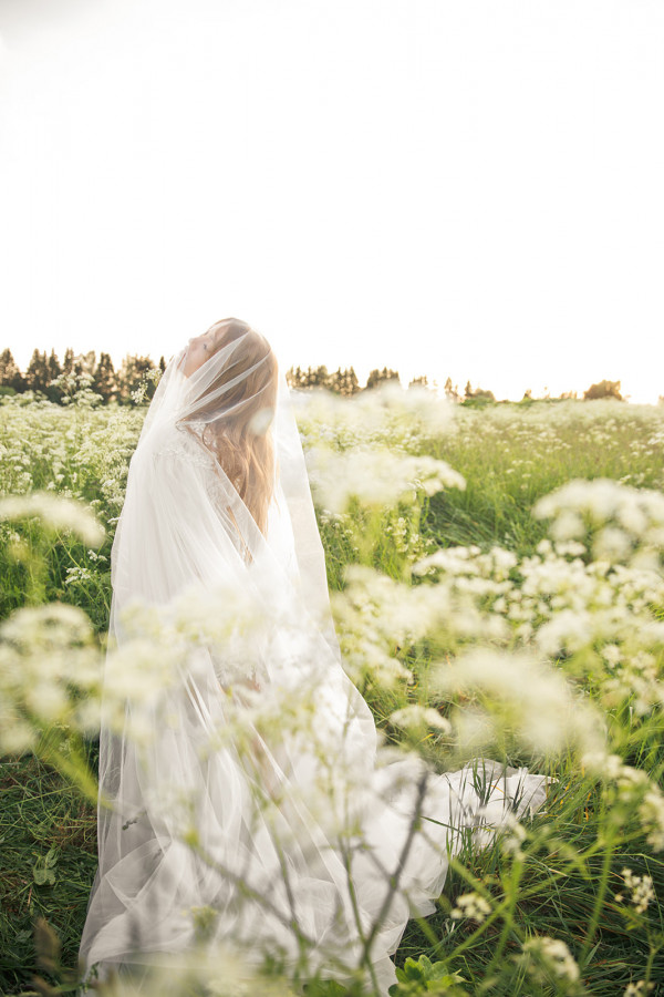 Цветочное поле — вдохновляющая локация для съемки