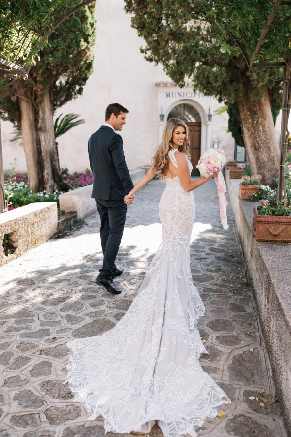 Свадьба в Амальфи с романтичным ужином в