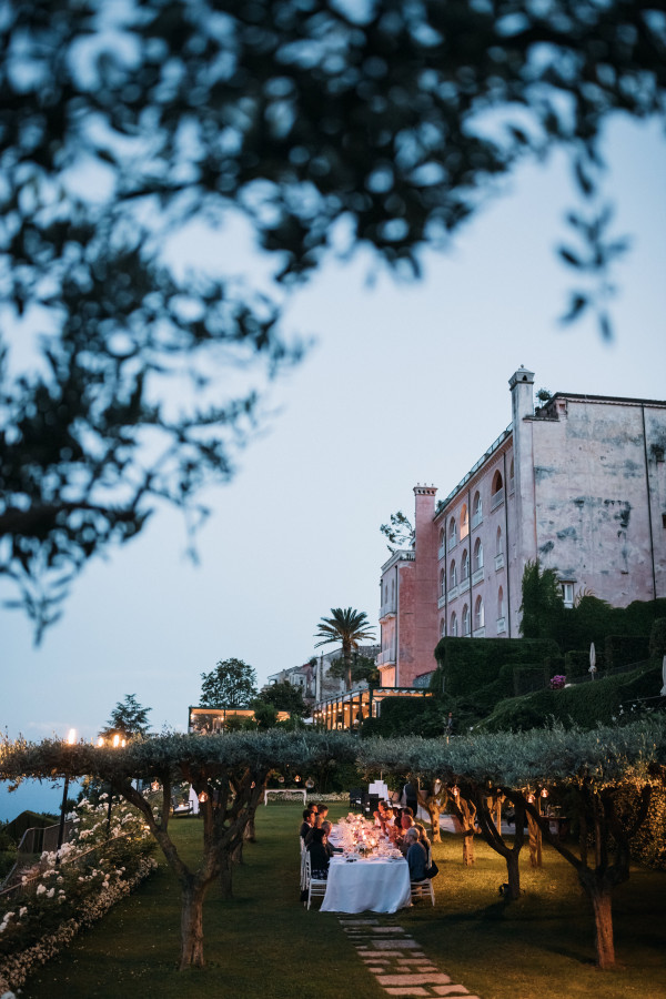 Свадьба в Амальфи с романтичным ужином в