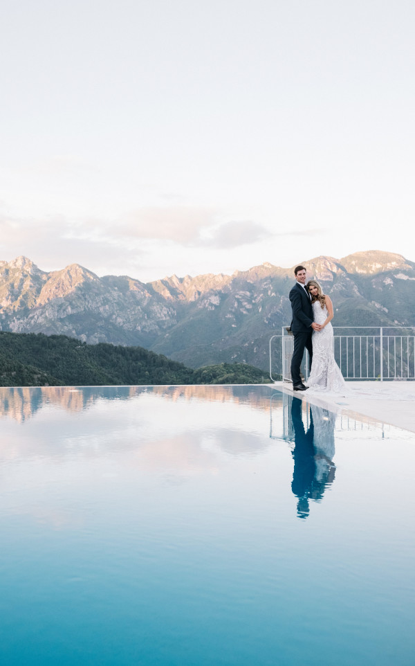 Свадьба в Амальфи с романтичным ужином в