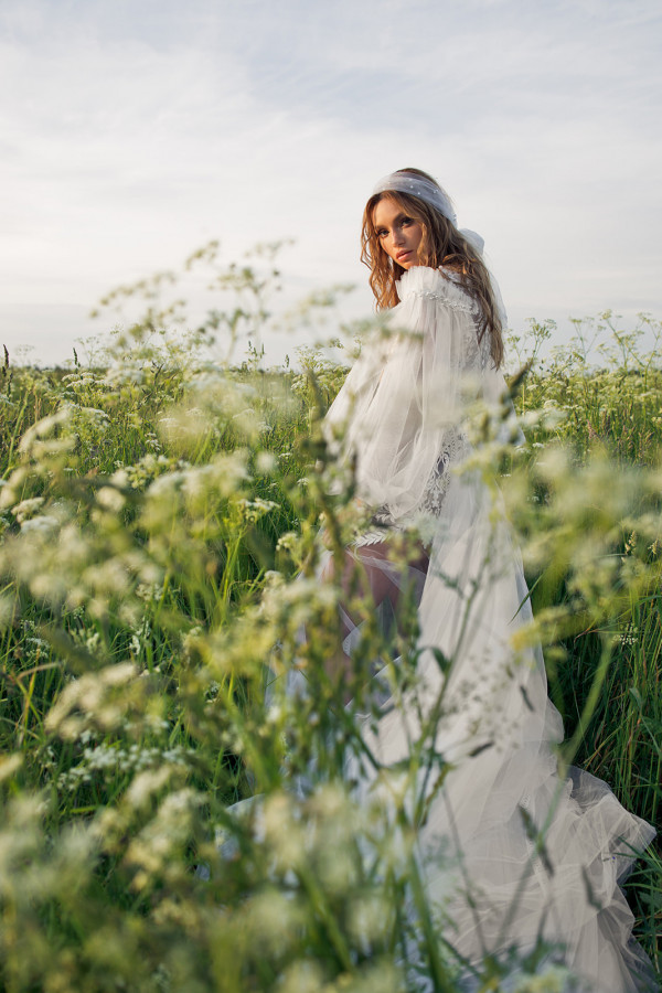 Цветочное поле — вдохновляющая локация для съемки