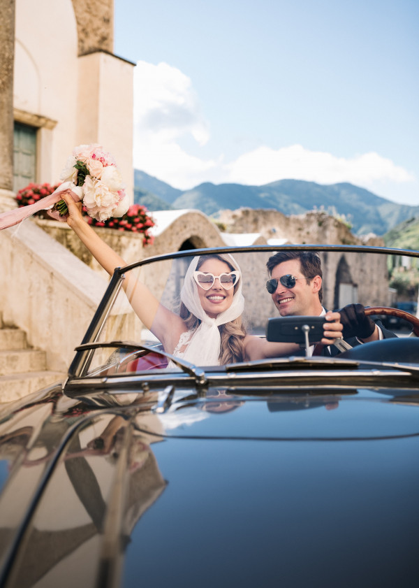 Свадьба в Амальфи с романтичным ужином в