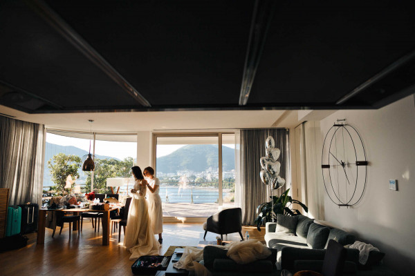 Ослепительная свадьба в Черногории