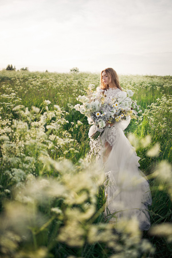 Цветочное поле — вдохновляющая локация для съемки