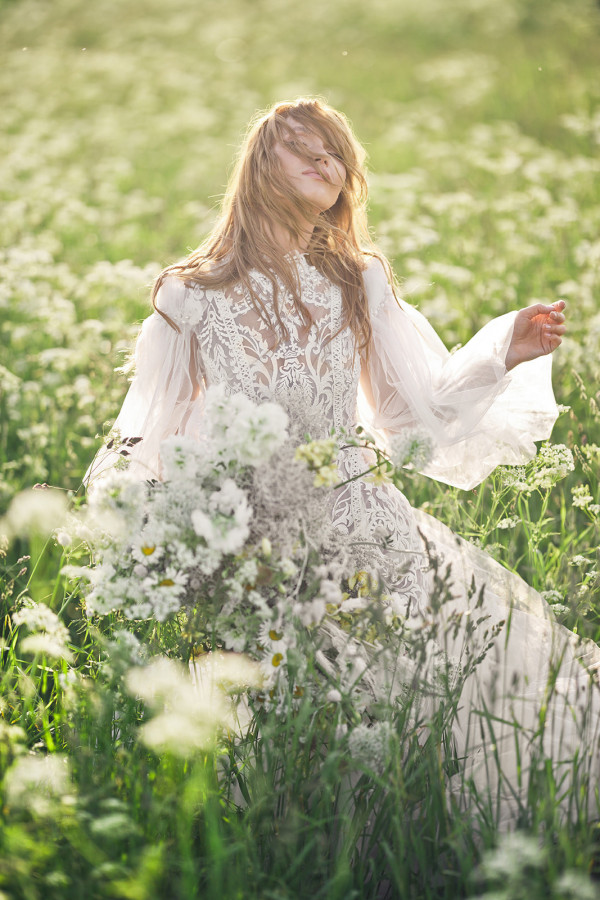 Цветочное поле — вдохновляющая локация для съемки
