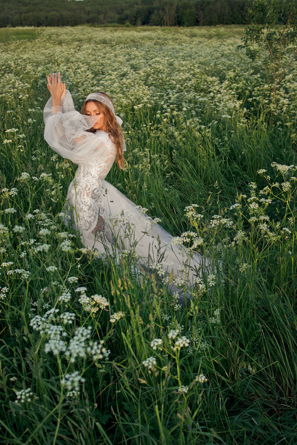 Цветочное поле — вдохновляющая локация для съемки