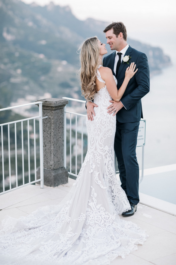 Свадьба в Амальфи с романтичным ужином в