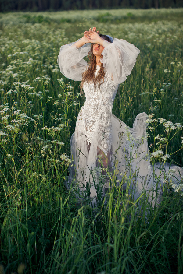 Цветочное поле — вдохновляющая локация для съемки