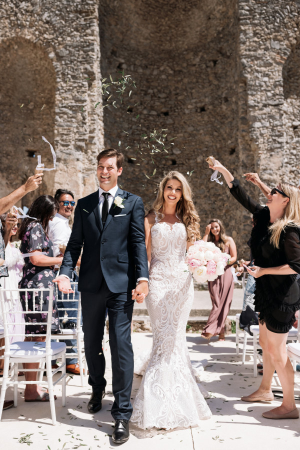 Свадьба в Амальфи с романтичным ужином в