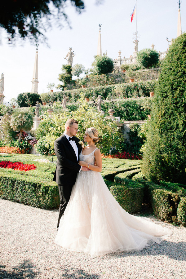 Элегантная свадьба на озере Лаго-Маджоре в Италии