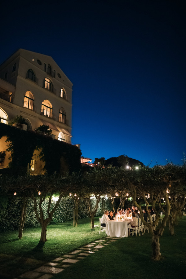 Свадьба в Амальфи с романтичным ужином в