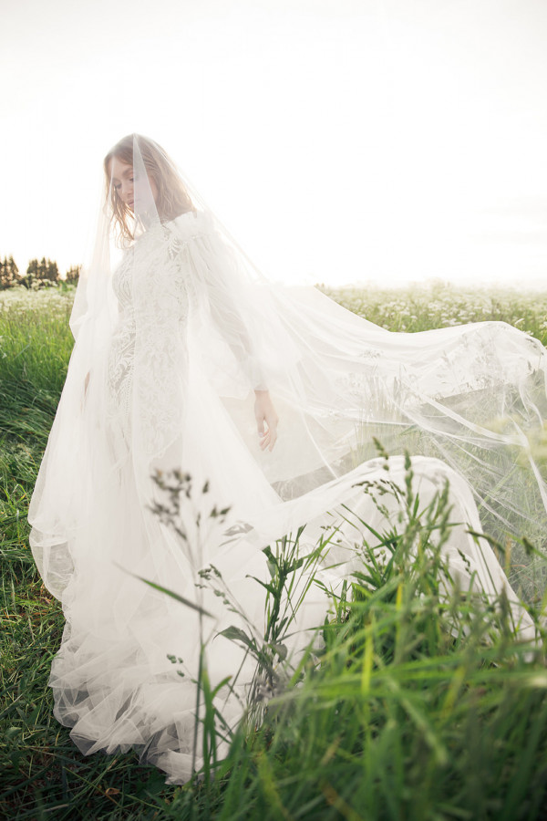 Цветочное поле — вдохновляющая локация для съемки