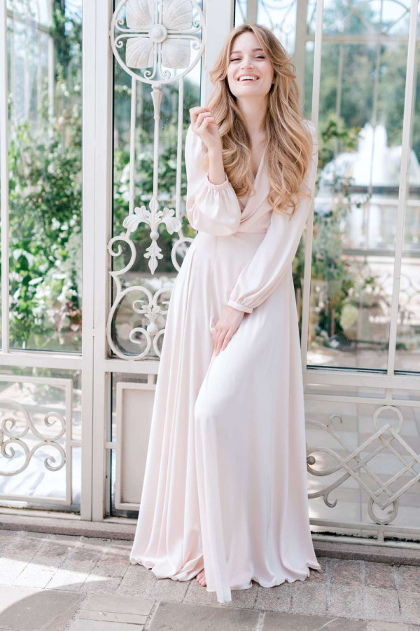 Нежная и цветущая свадьба в Подмосковье