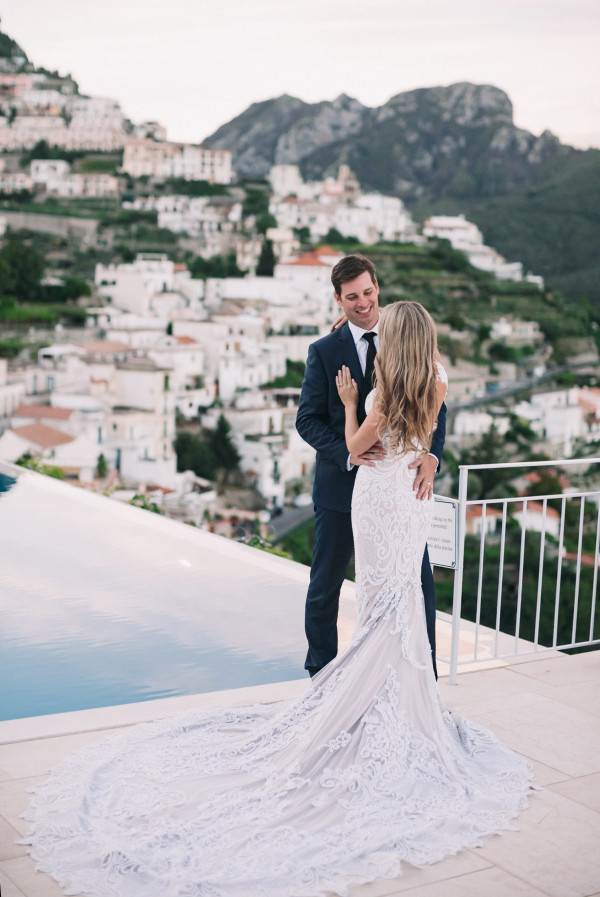 Свадьба в Амальфи с романтичным ужином в