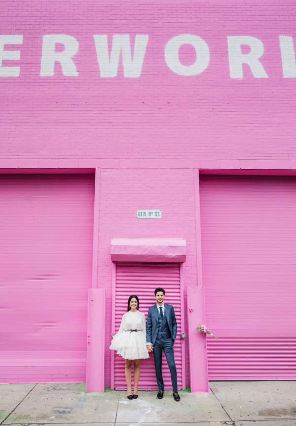 Яркая свадьба в Бруклине