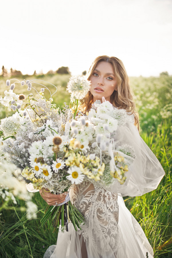 Цветочное поле — вдохновляющая локация для съемки