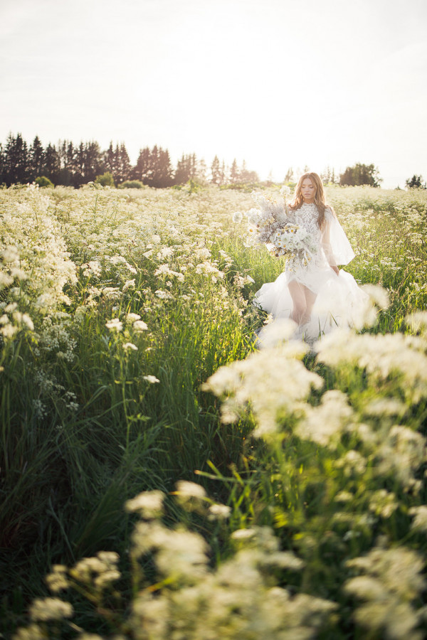 Цветочное поле — вдохновляющая локация для съемки