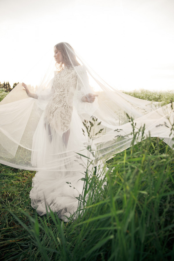 Цветочное поле — вдохновляющая локация для съемки