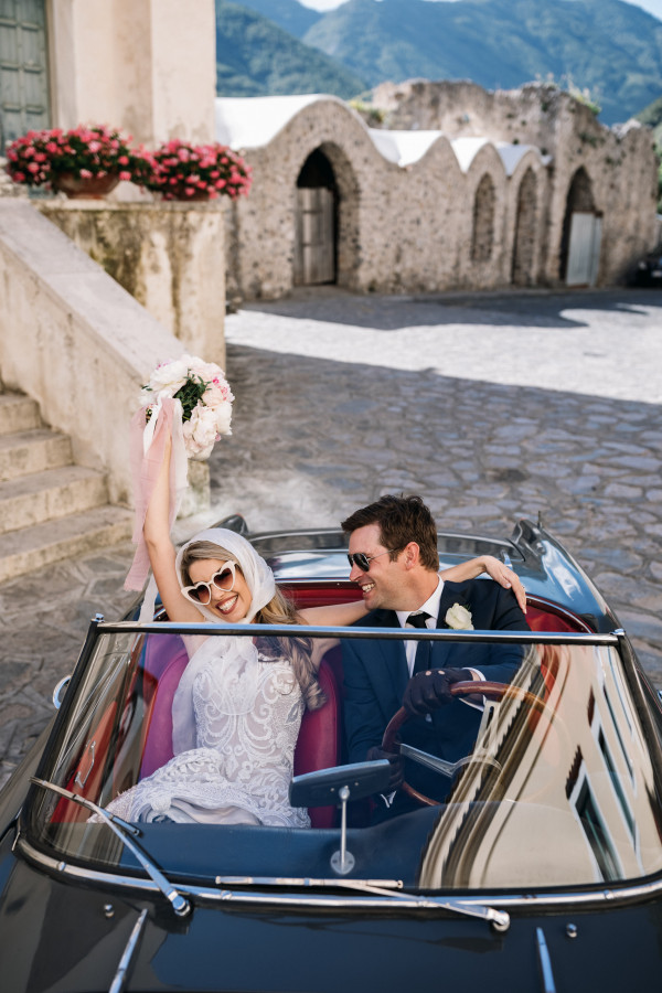 Свадьба в Амальфи с романтичным ужином в