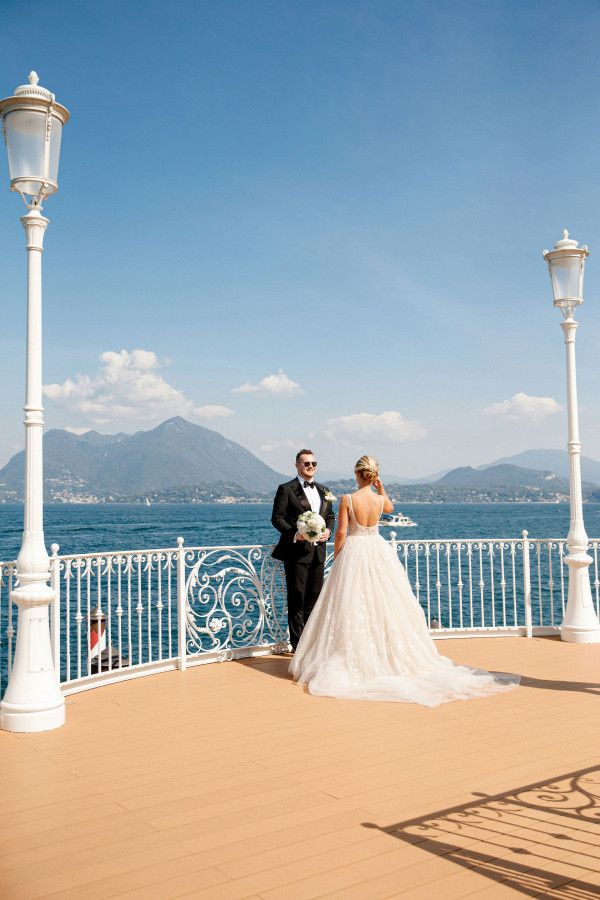 Элегантная свадьба на озере Лаго-Маджоре в Италии